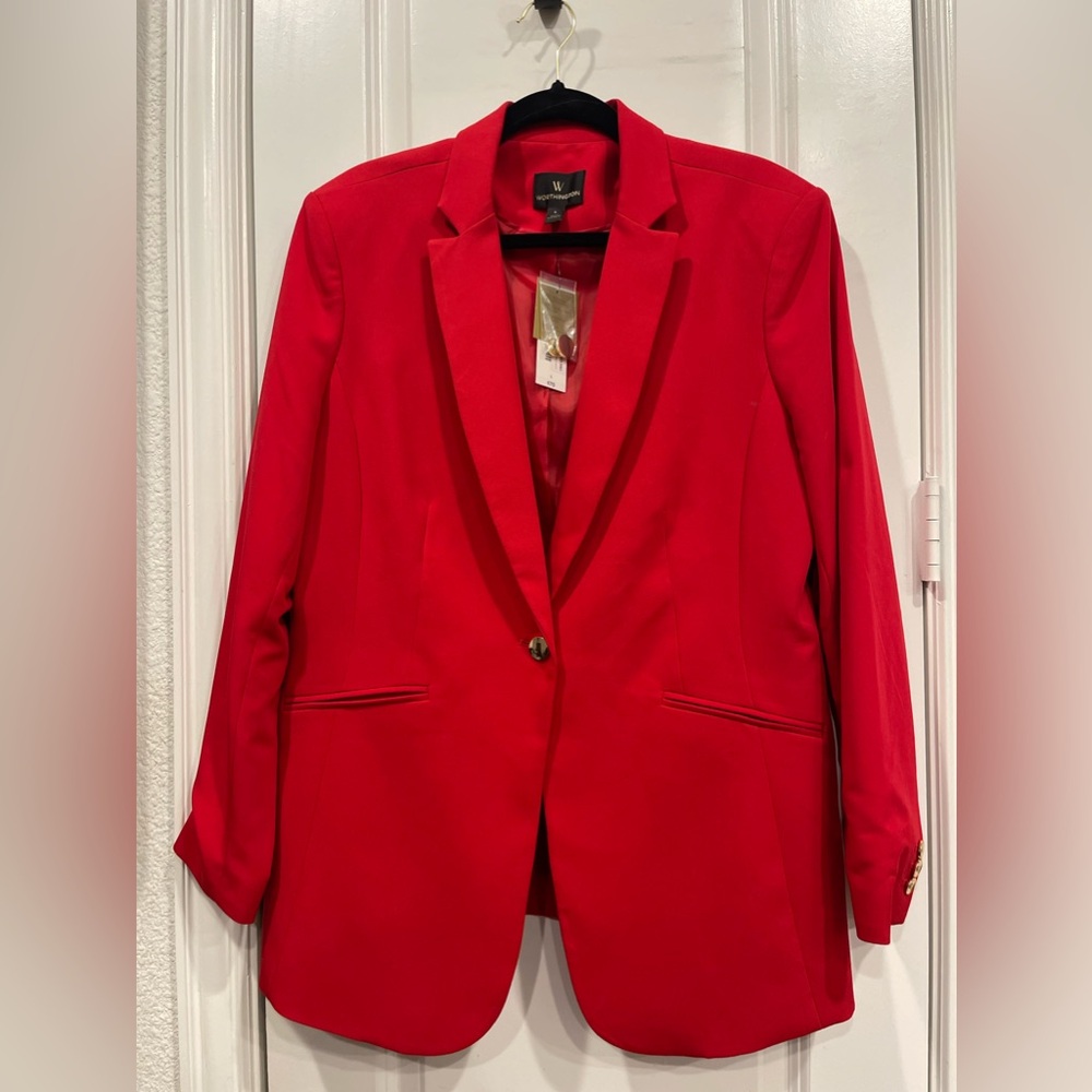 NEW with Tags - Worthington Red Blazer